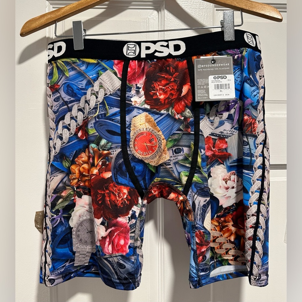 Men’s XL PSD Wild Stacks Boxer Briefs NWT